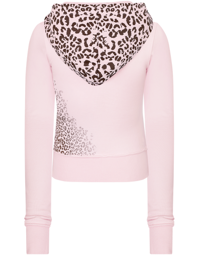 Fine Cotton Cheetah Baby Pink Set
