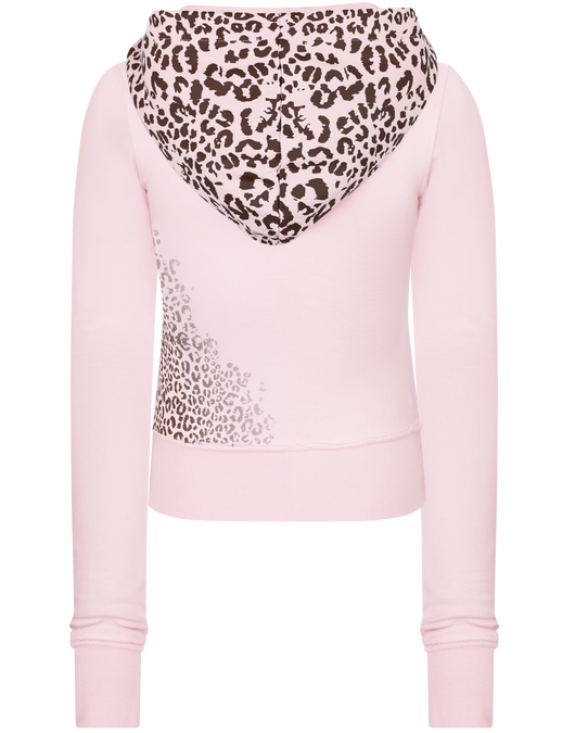 Fine Cotton Cheetah Baby Pink Set