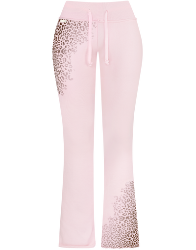 Fine Cotton Cheetah Baby Pink Set
