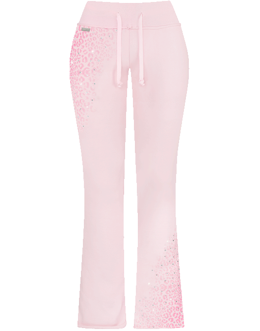 Fine Cotton Cheetah Pink Crystal Set