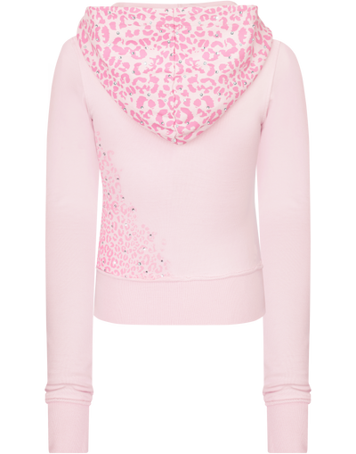 Fine Cotton Cheetah Pink Crystal Set